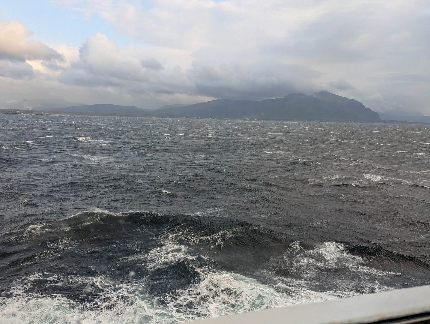 rough water