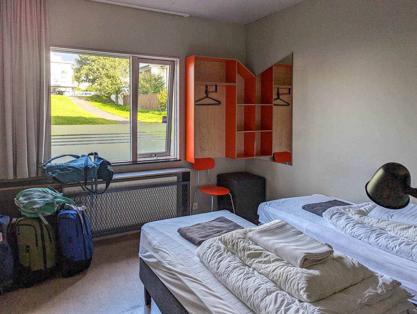 hostel room