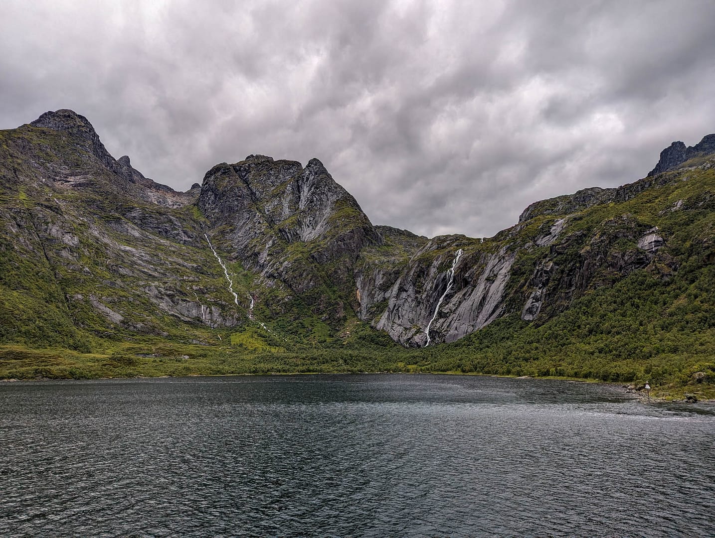 mountains and water