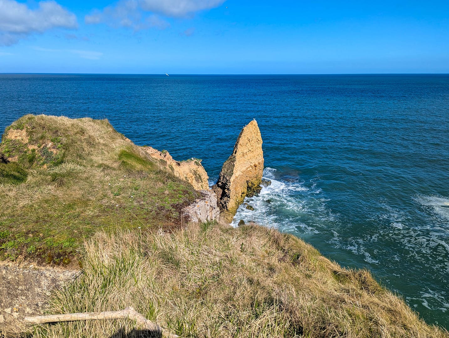 slab of rock off seacliff