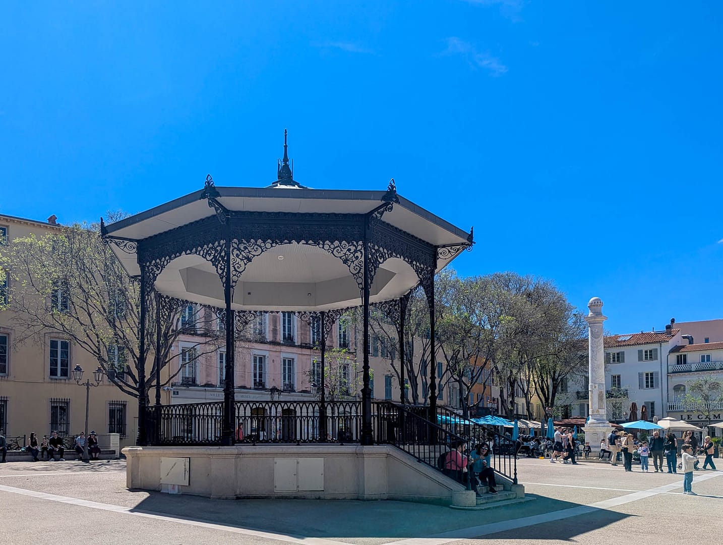 gazebo in large square