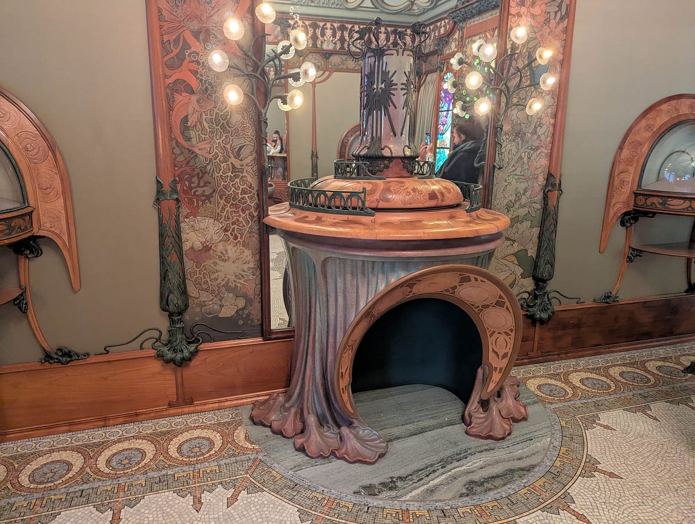 funky fireplace