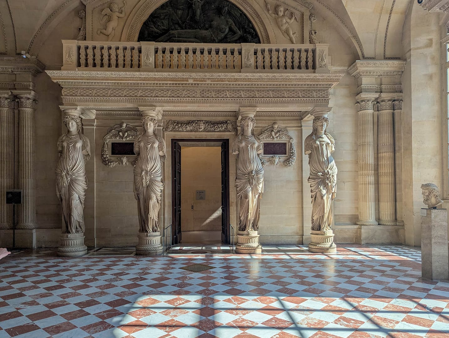 caryatids at Louvre