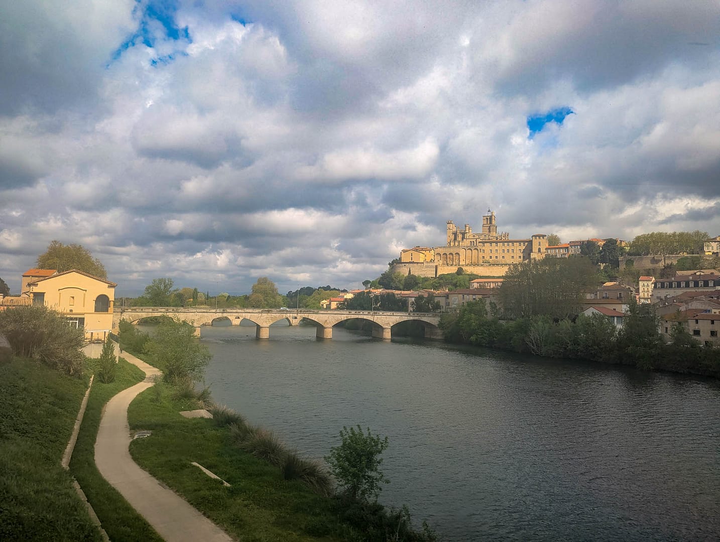 bridge and castle