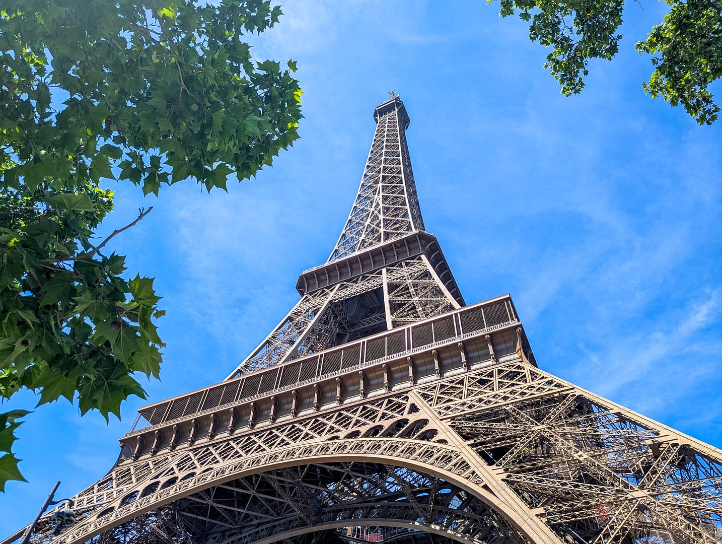 Eiffel Tower from below