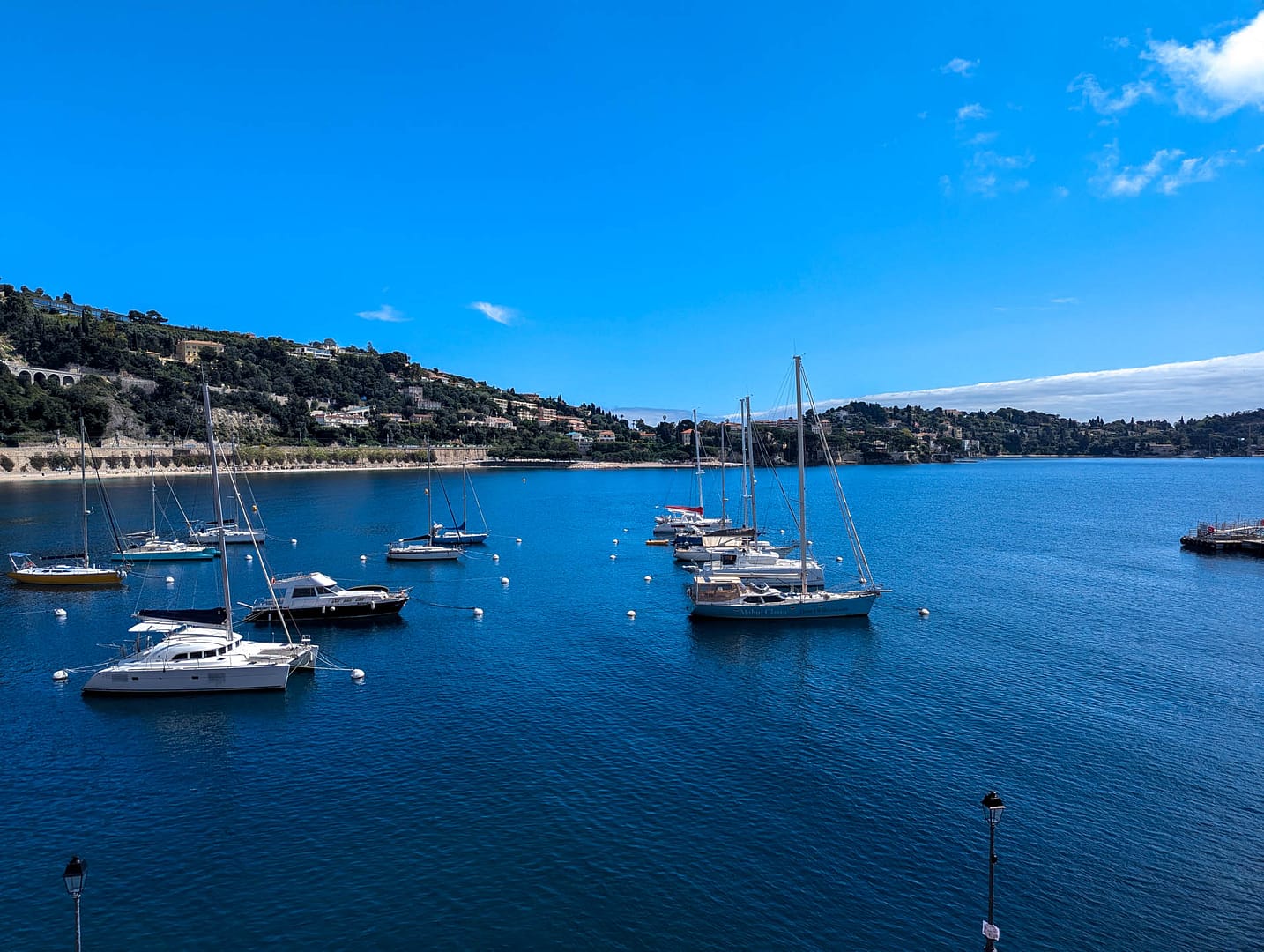harbor with small boats