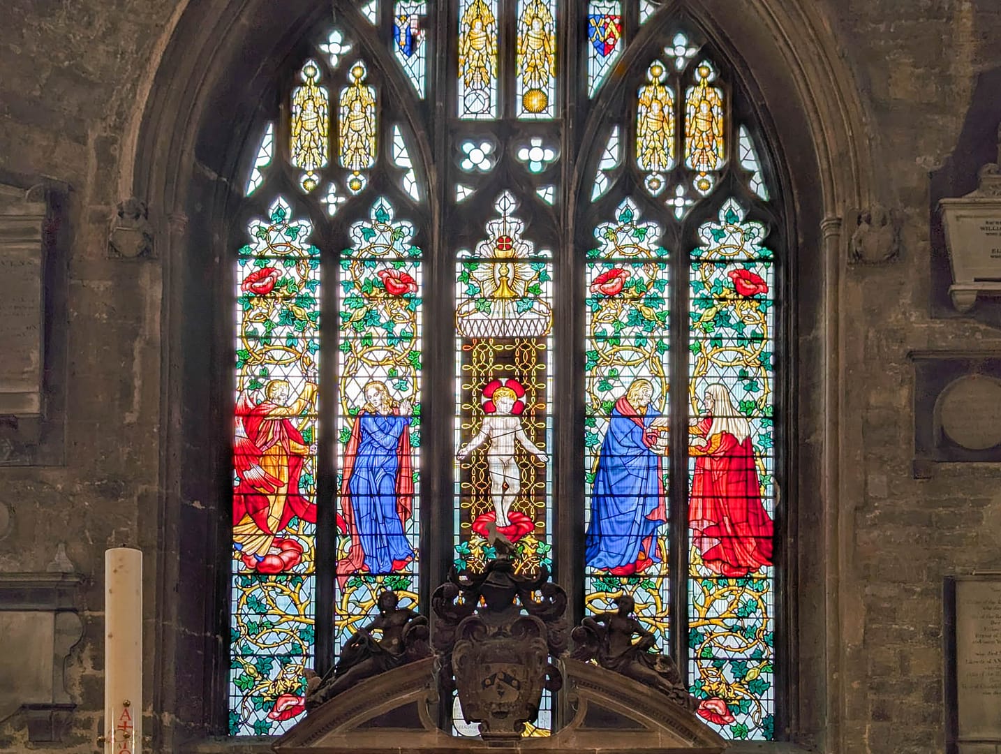 stained glass window