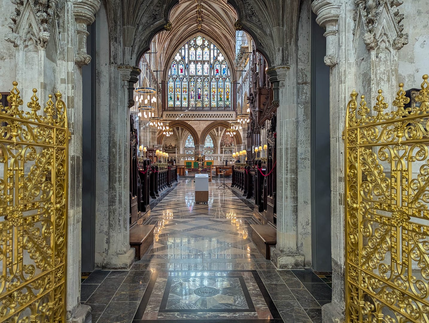 Exeter cathedral interior