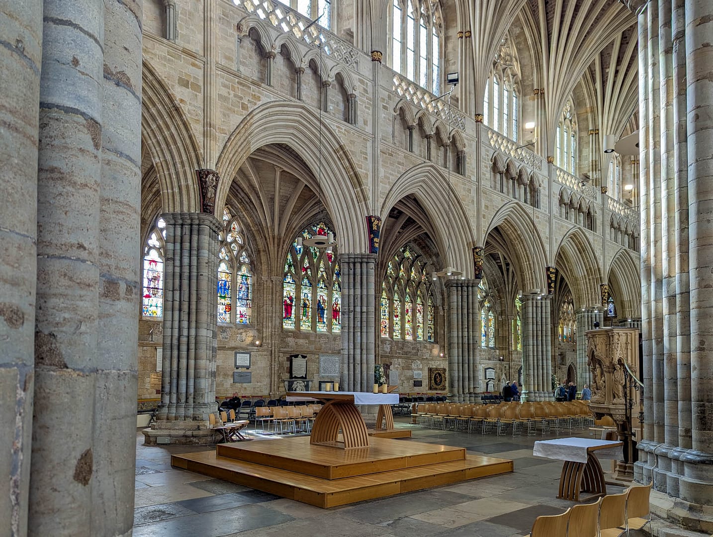 Exeter cathedral interior
