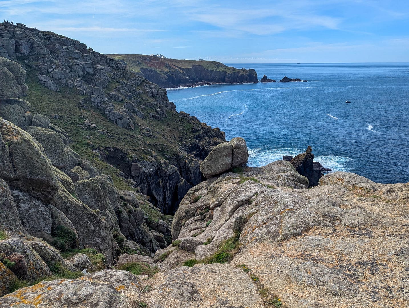 shoreline by Sennen Cove