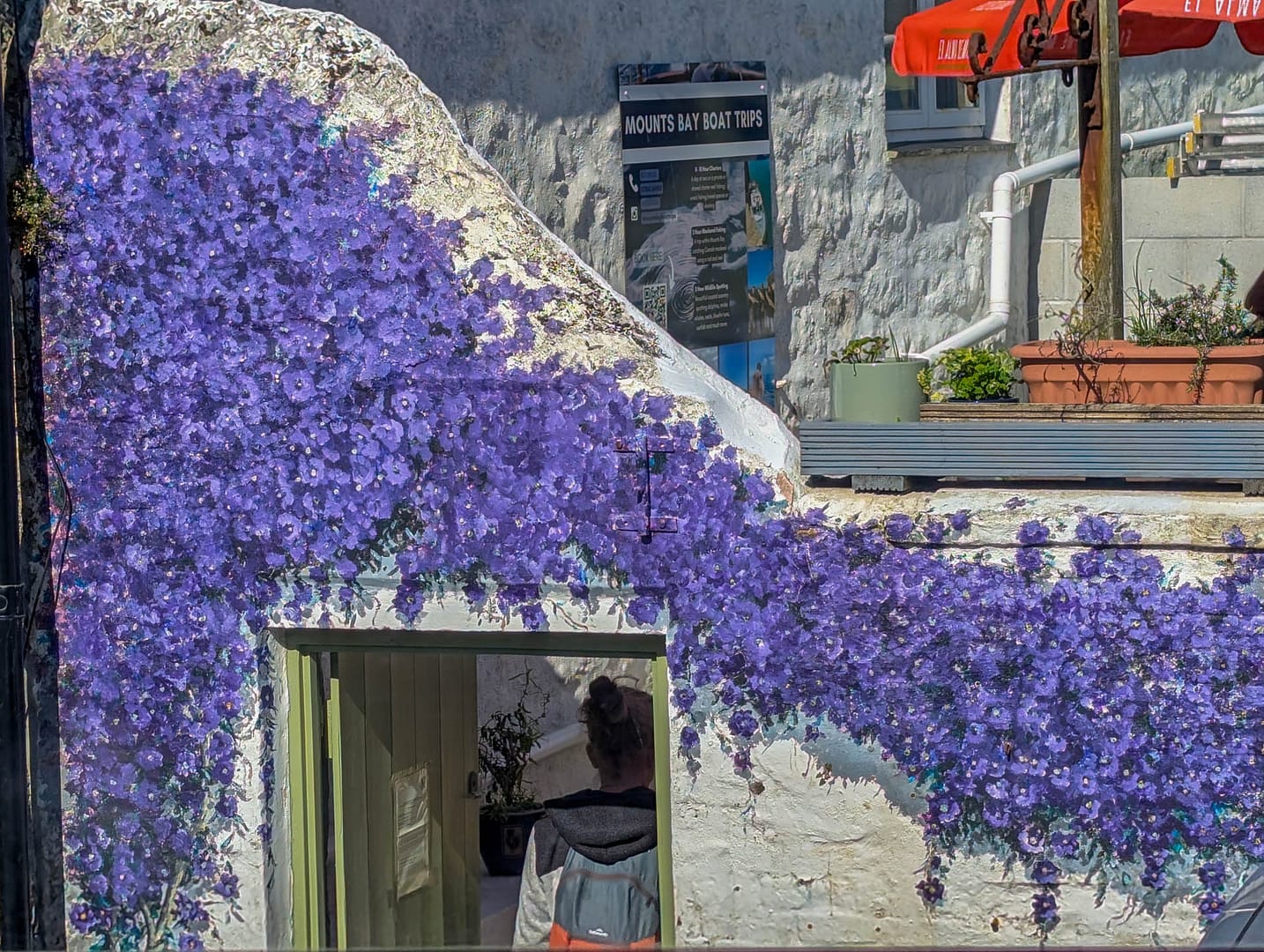floral mural