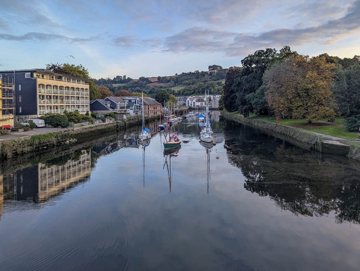 Dart river from bridge