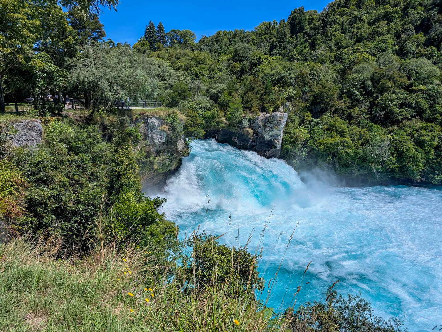 turquoise waterfall