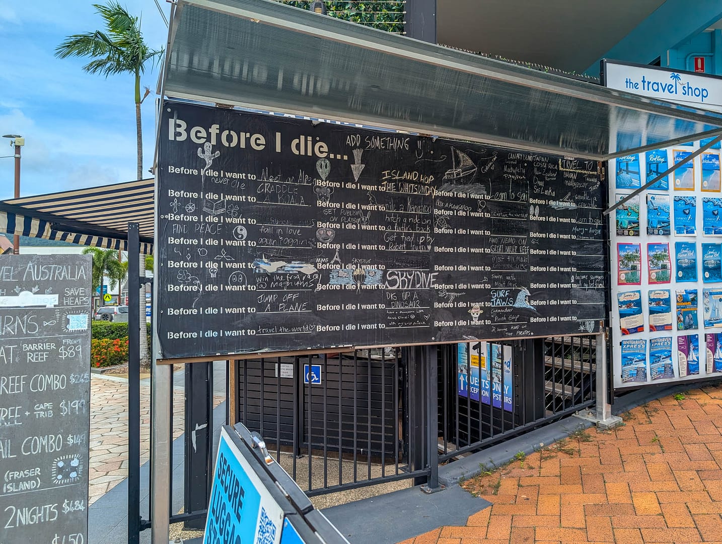Before I die I want to ... board