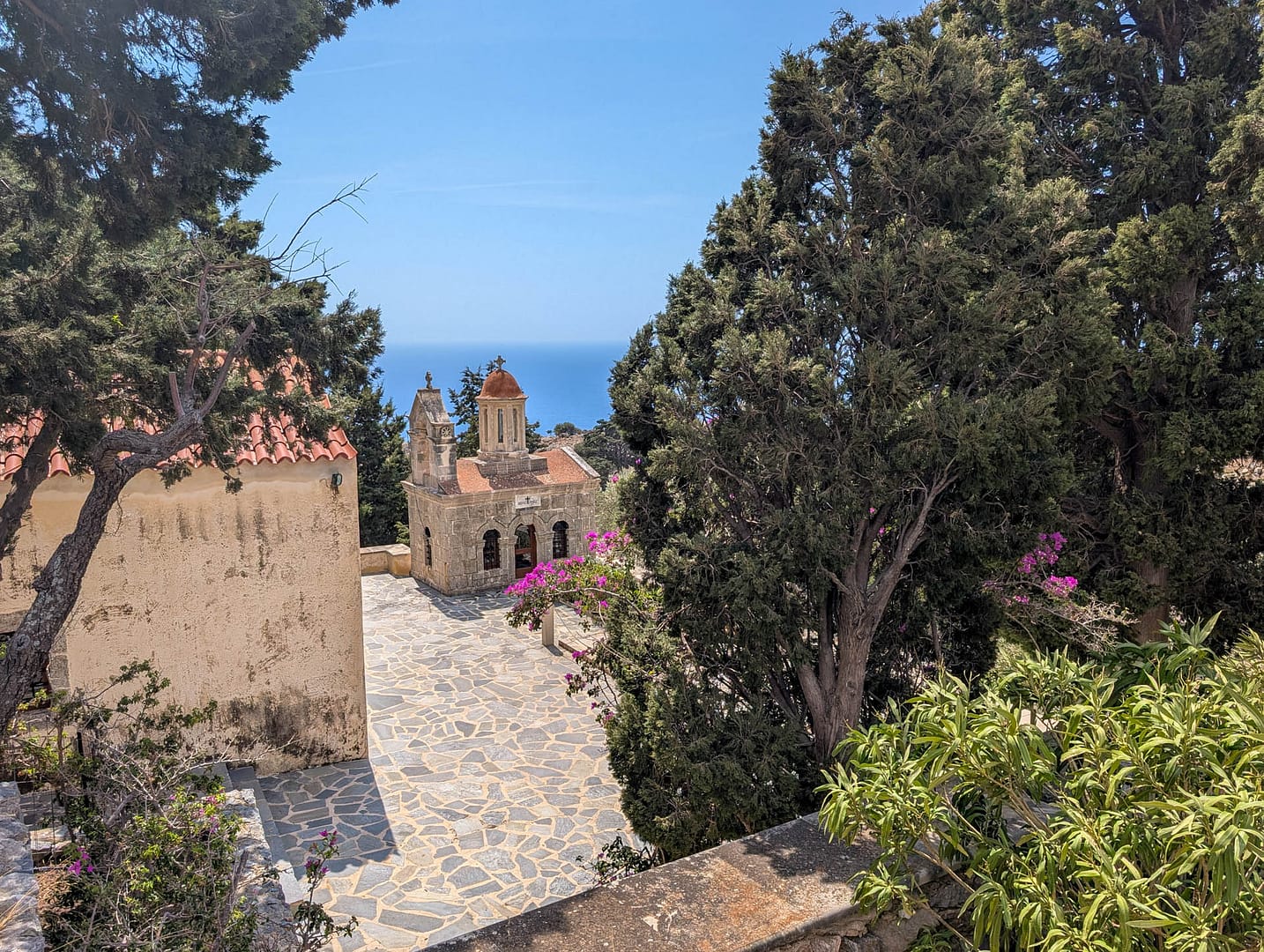 chapel with sea in background