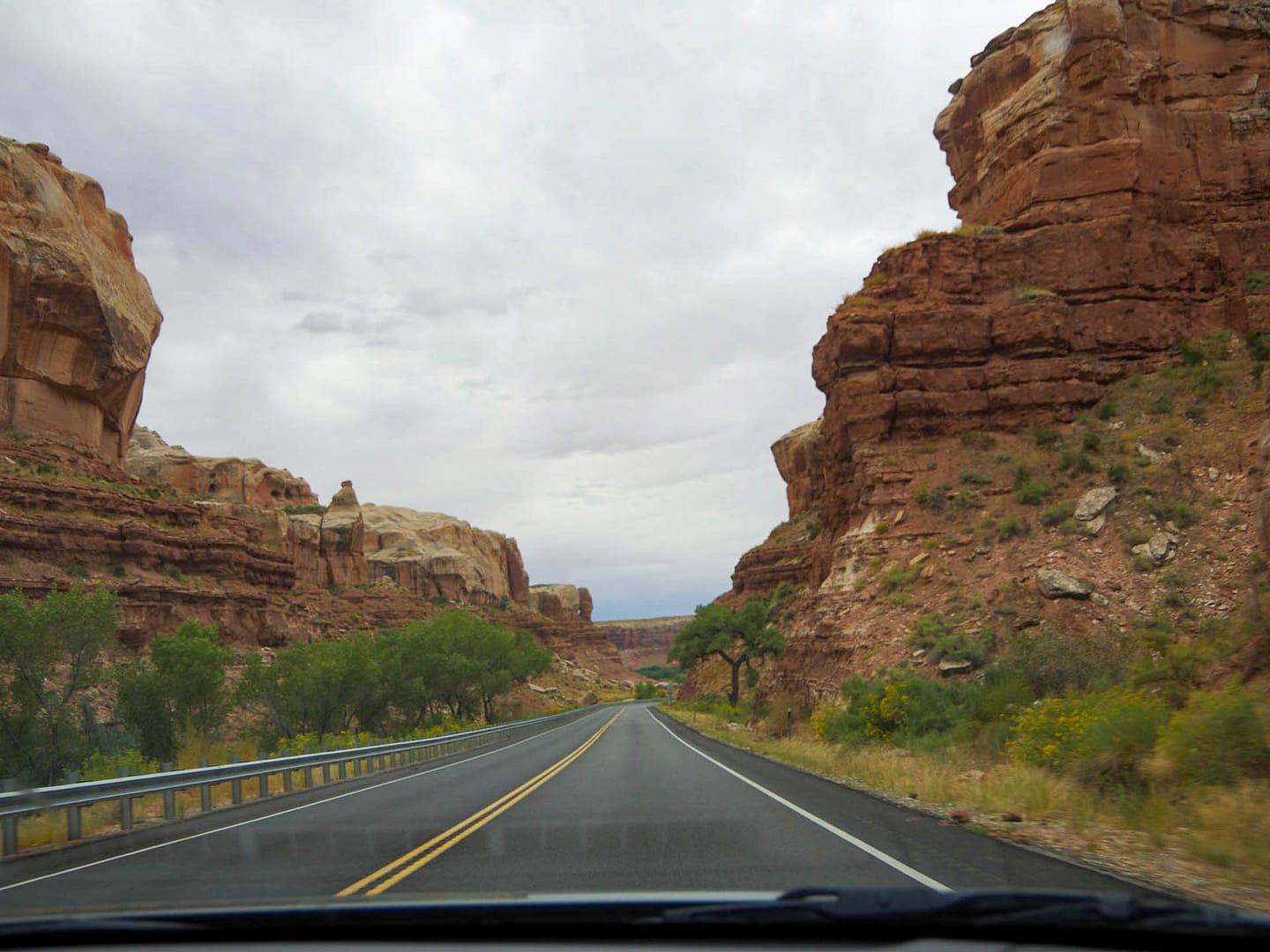 road in southern Utah