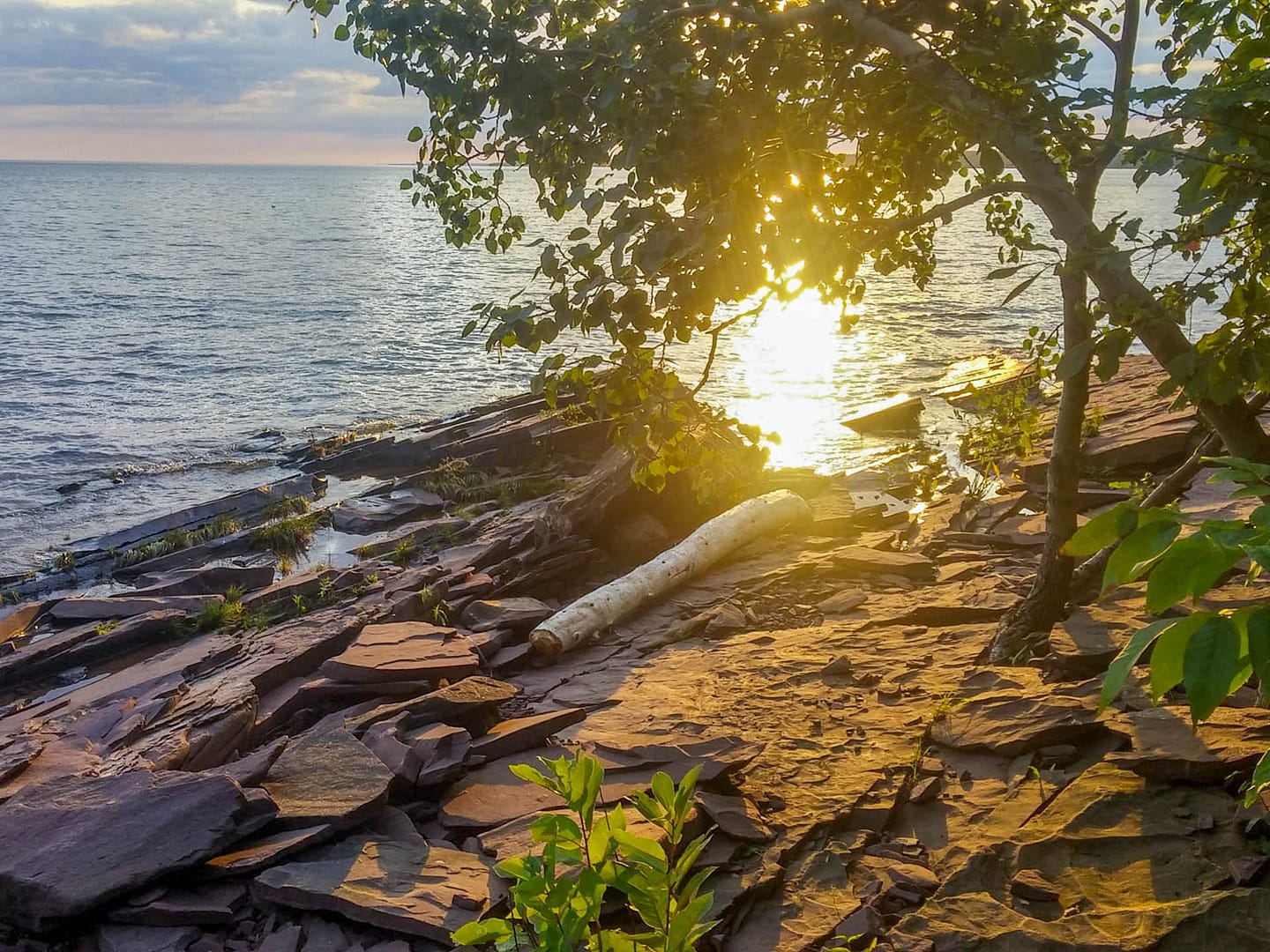 sunrise on the lake