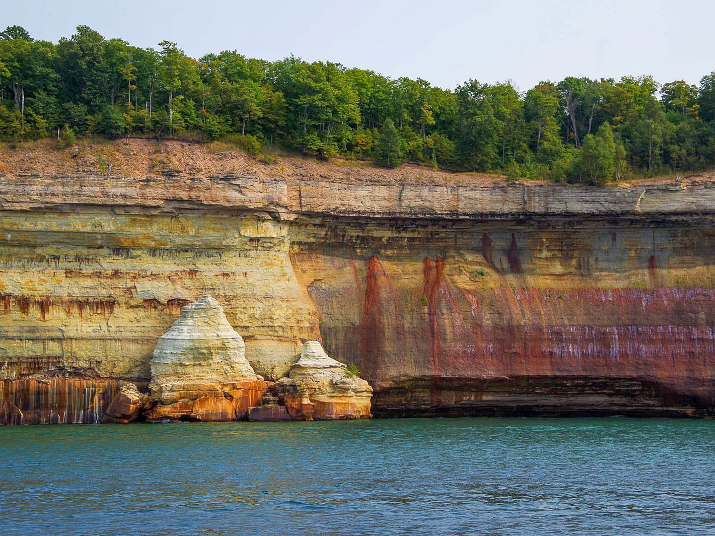 colorful rock cliffs