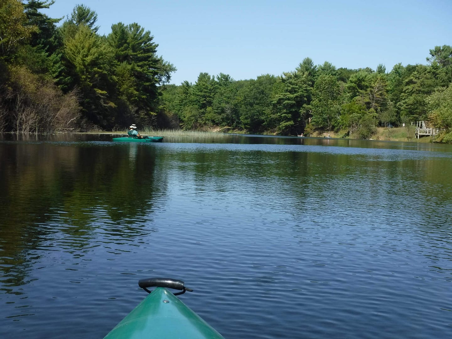 kayak on river