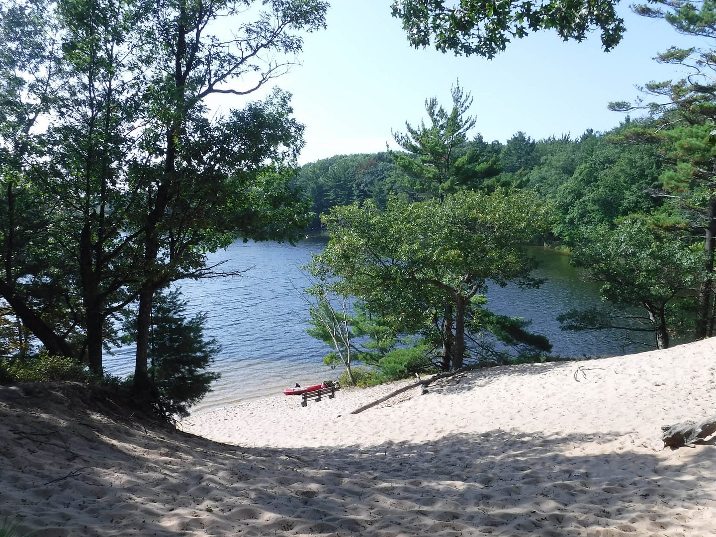 dune near lake