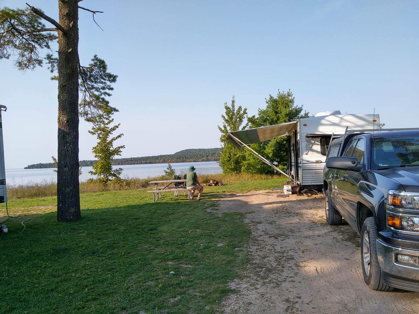 our campsite at Munising