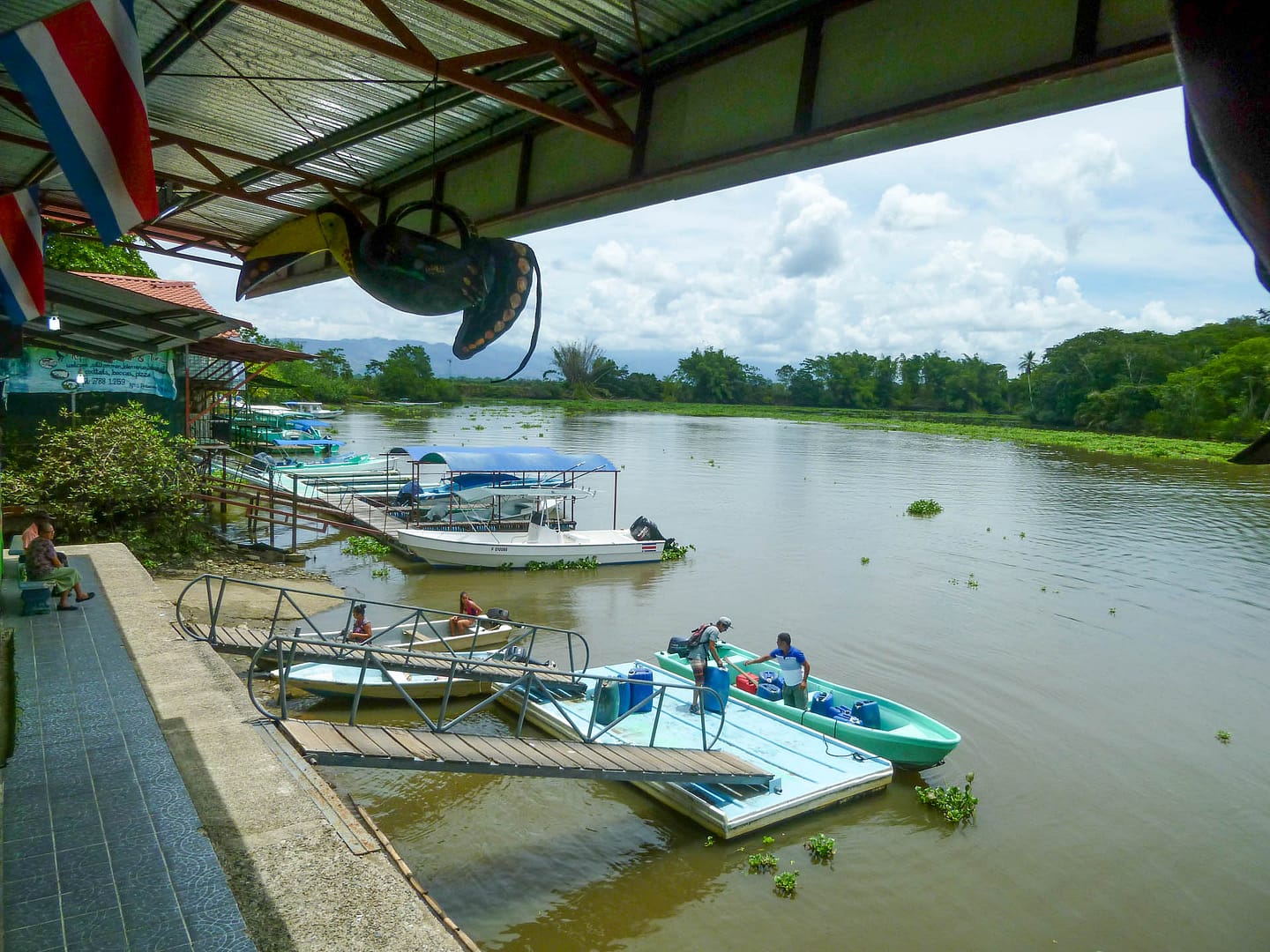 boats on Sierpe river