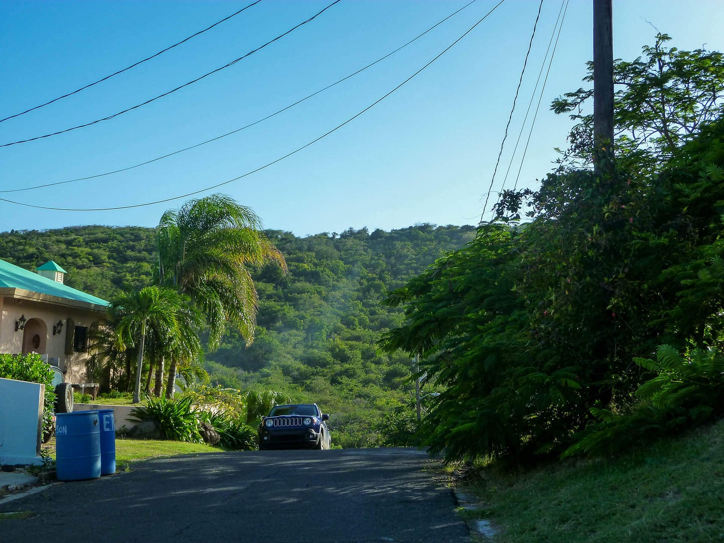 steep hill