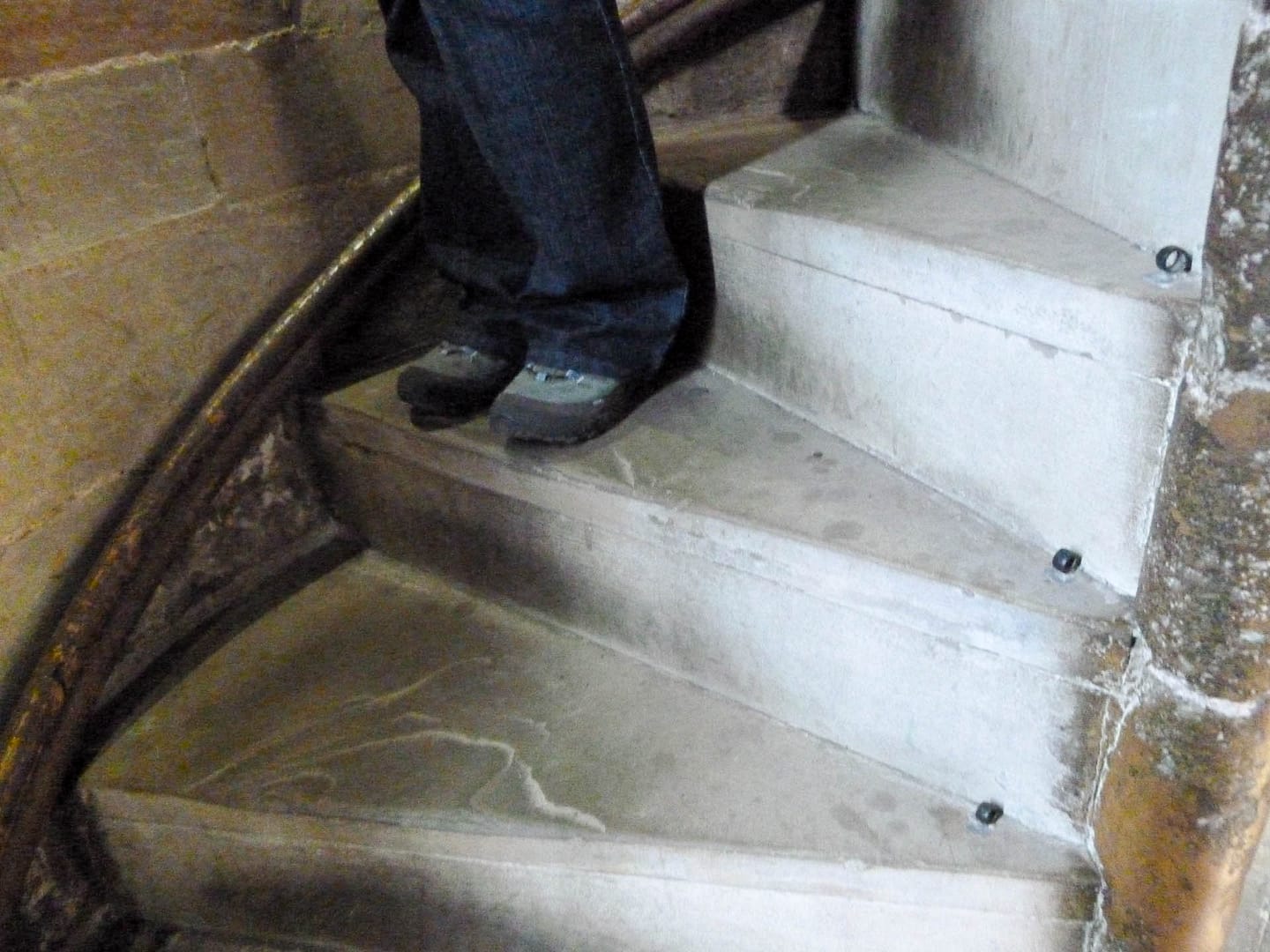 Steps inside a tower