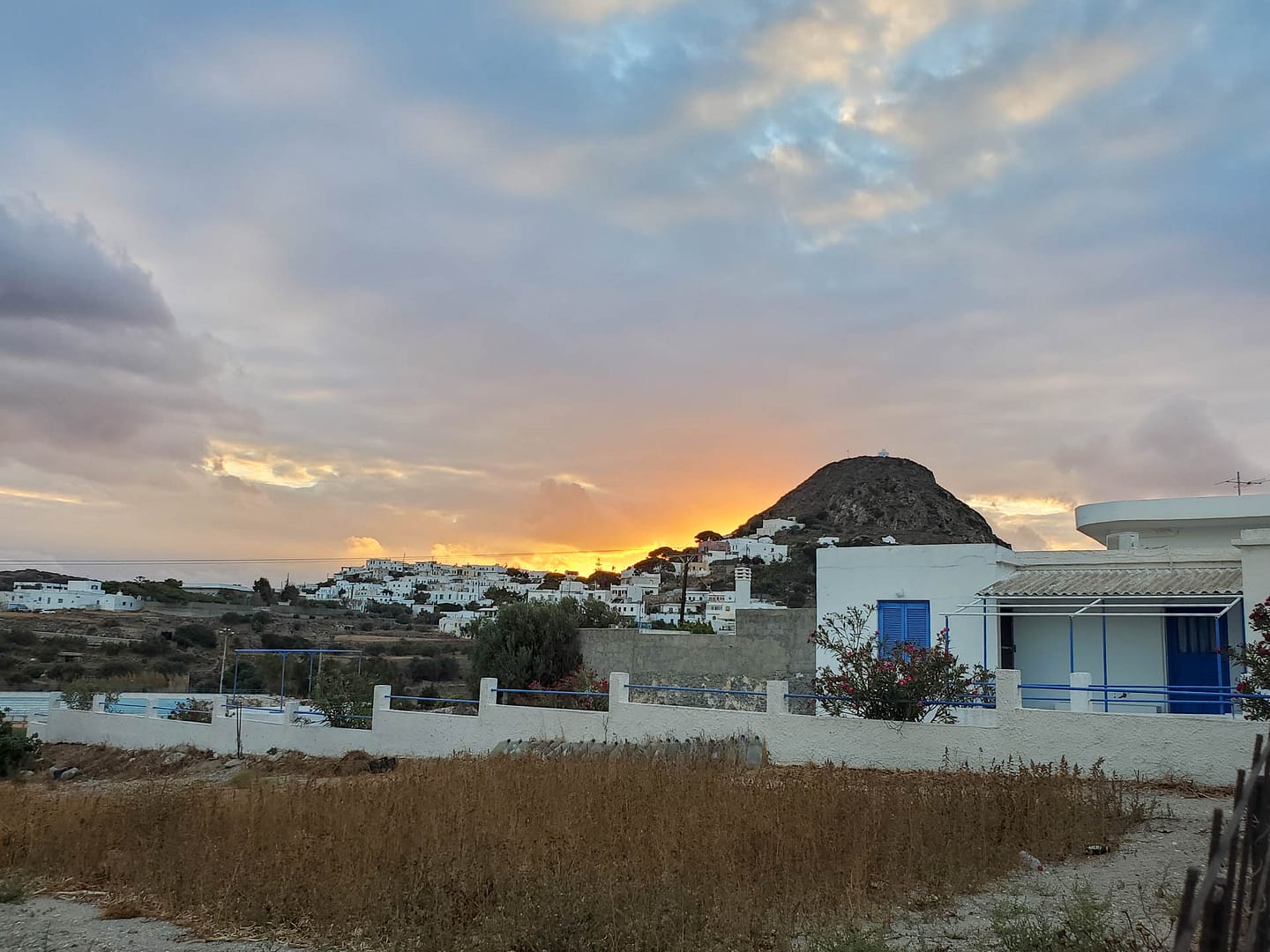 Plaka at sunset