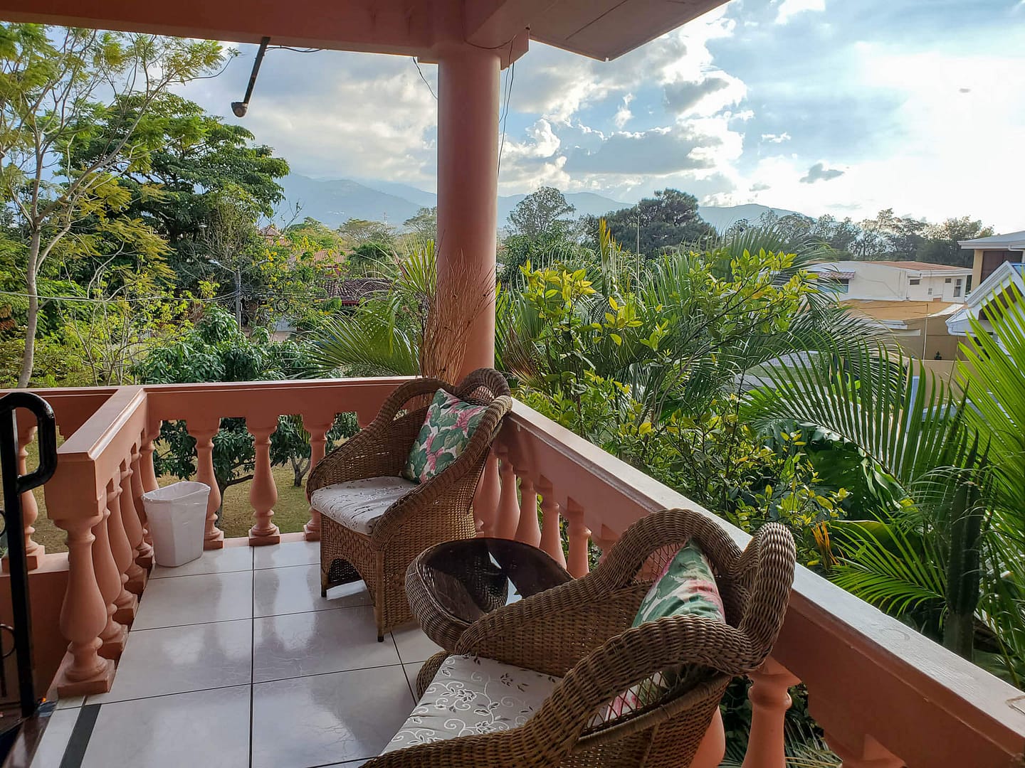 view from sitting area