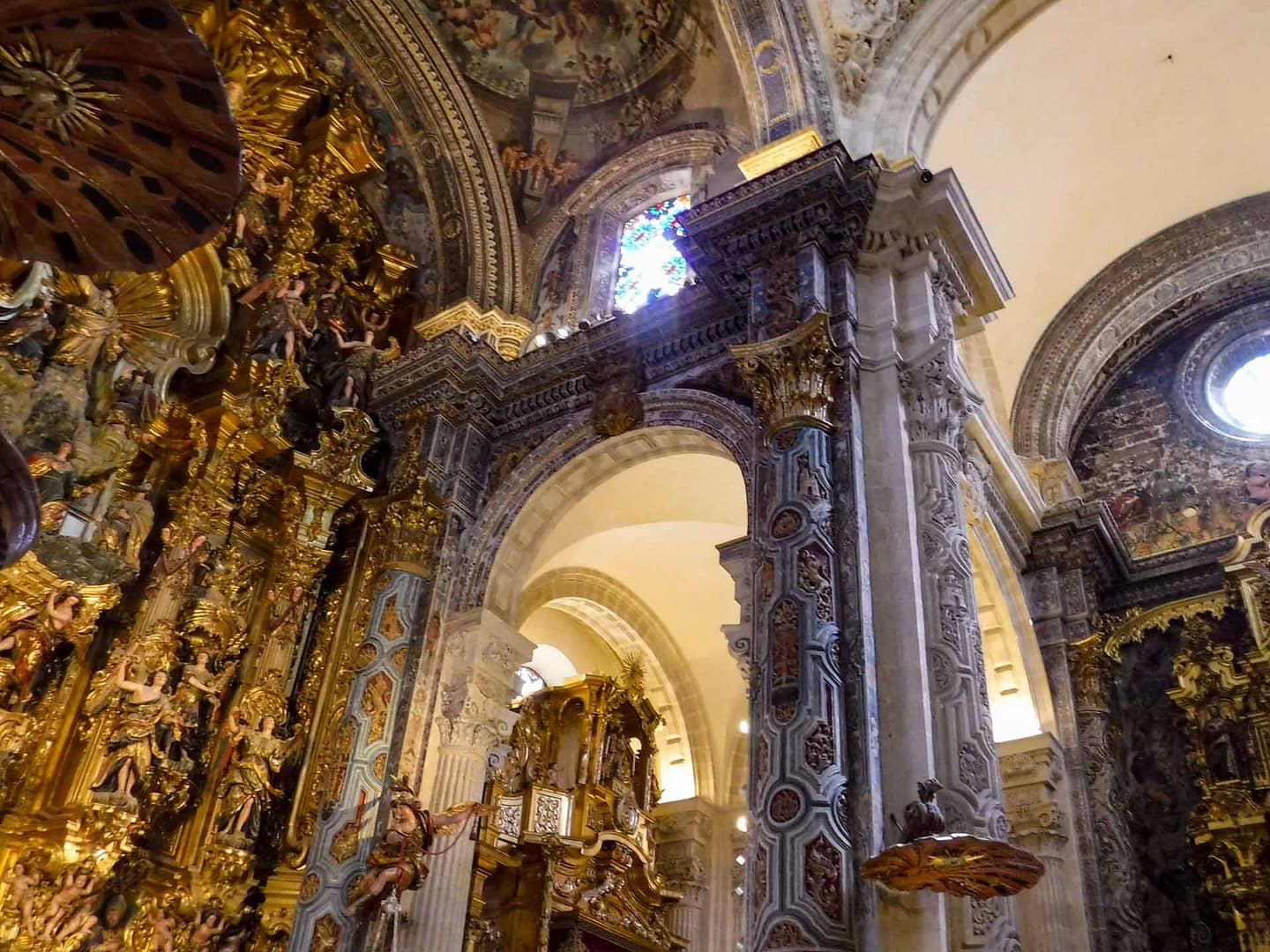 ornate detail in church