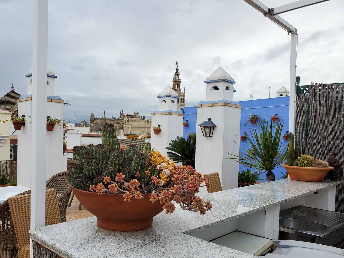 view from roof deck