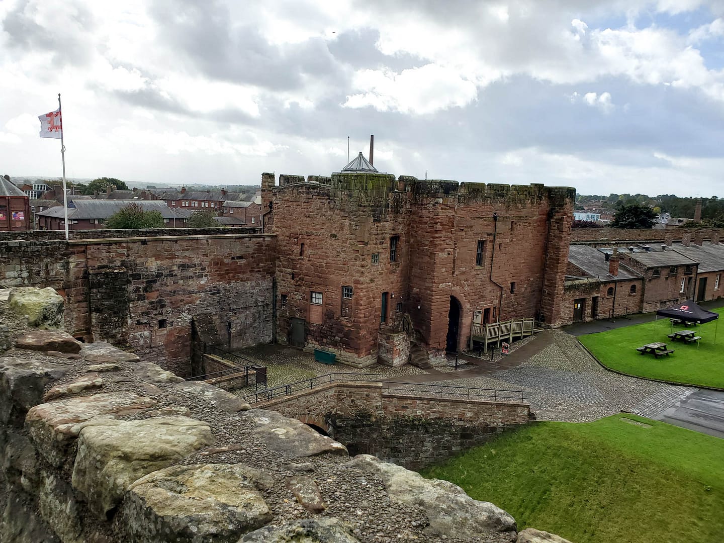 outside of castle