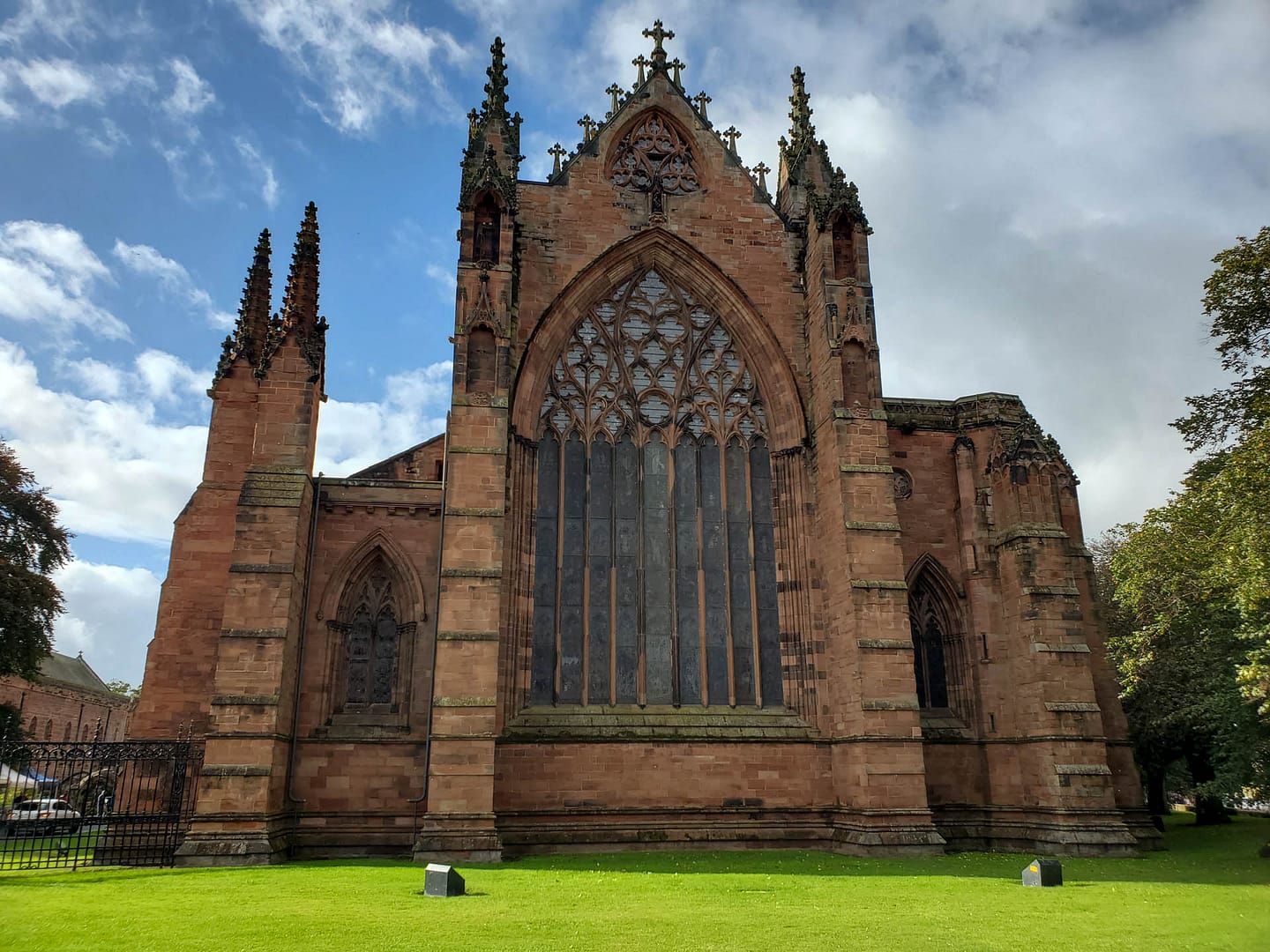 front of cathedral