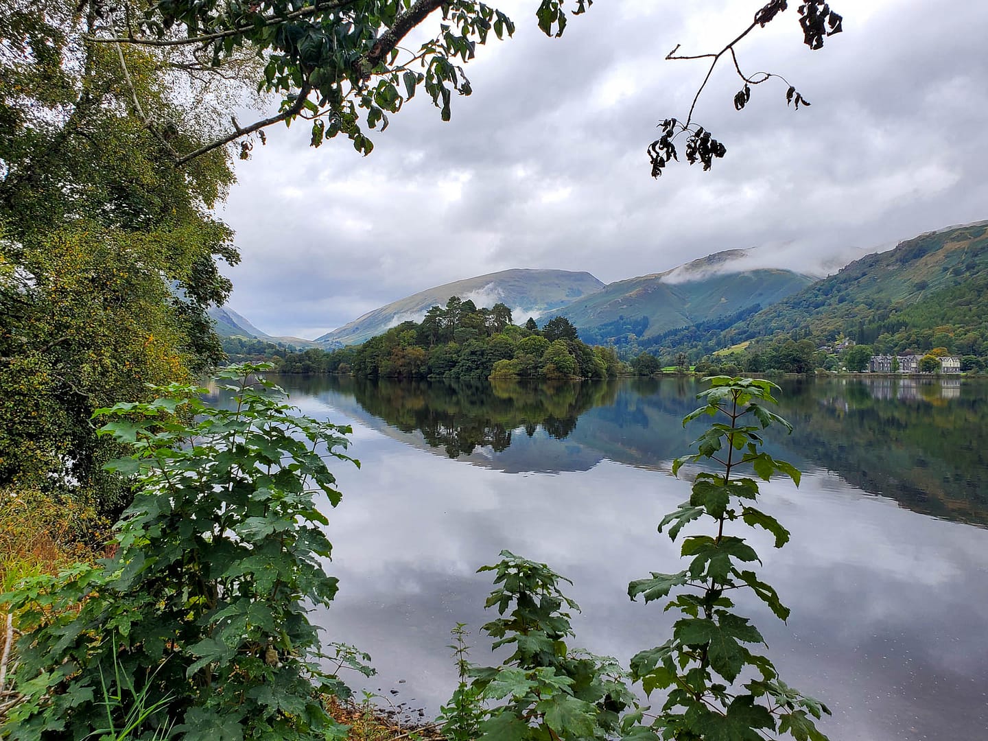 Grasmere through the trees