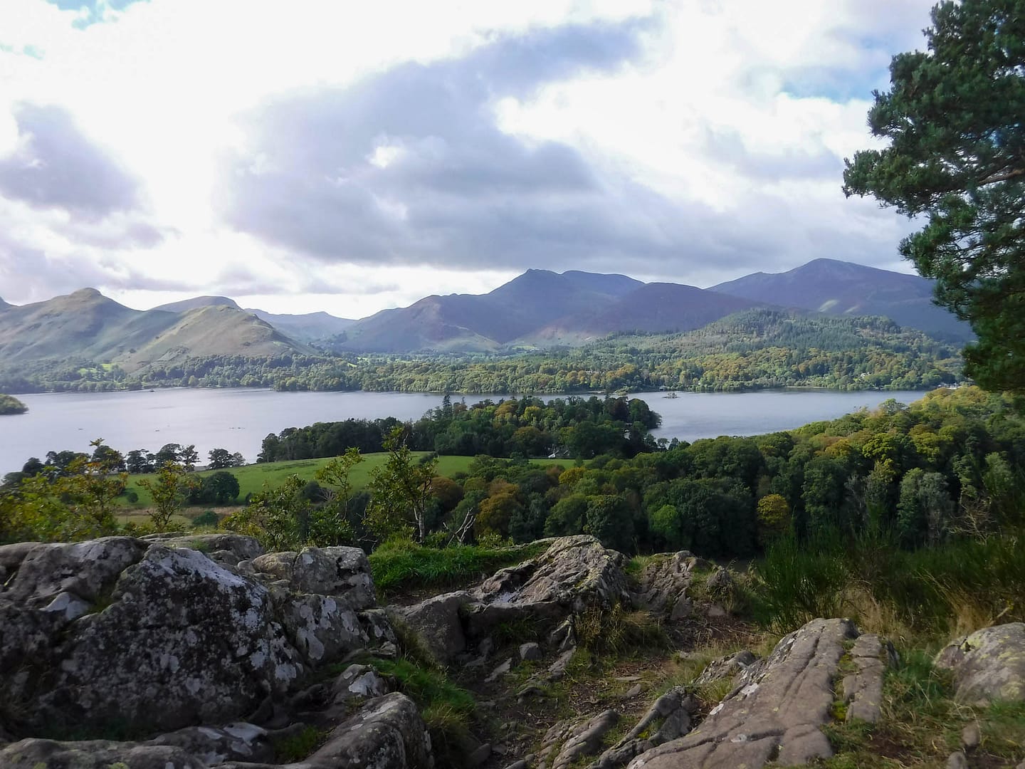 view over lake