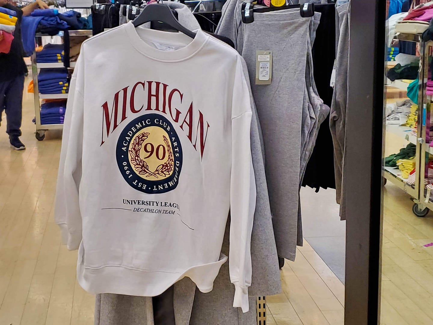 Michigan sweatshirt