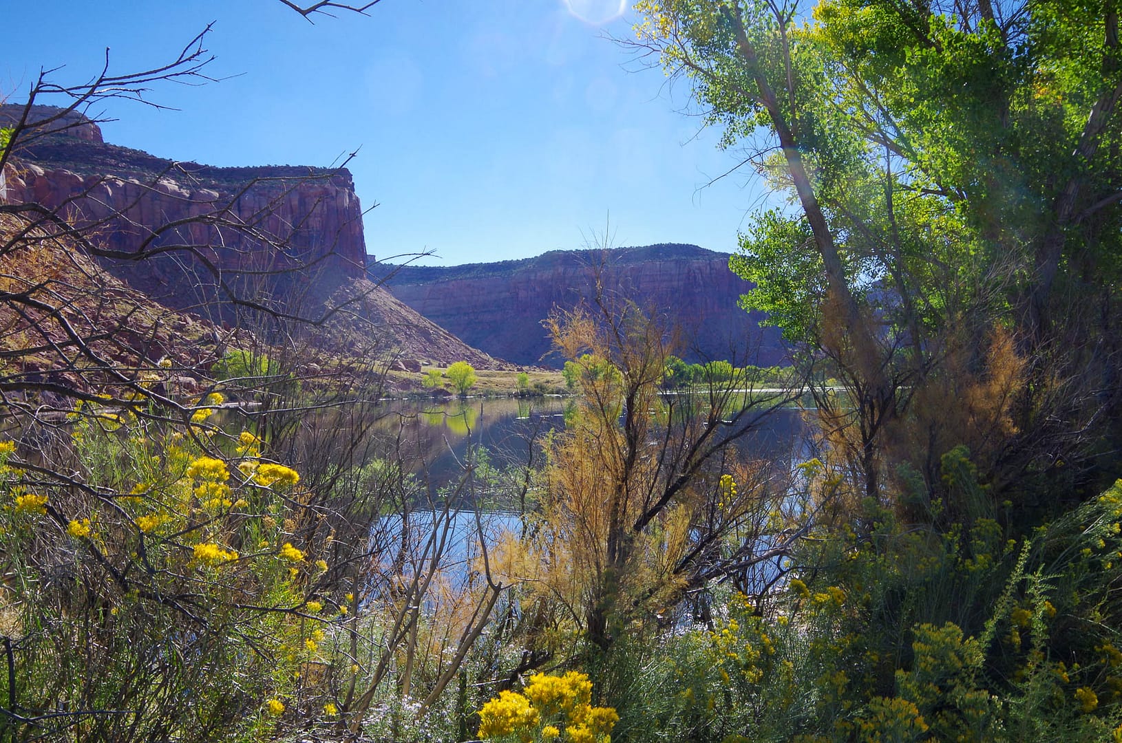 Water, in the desert