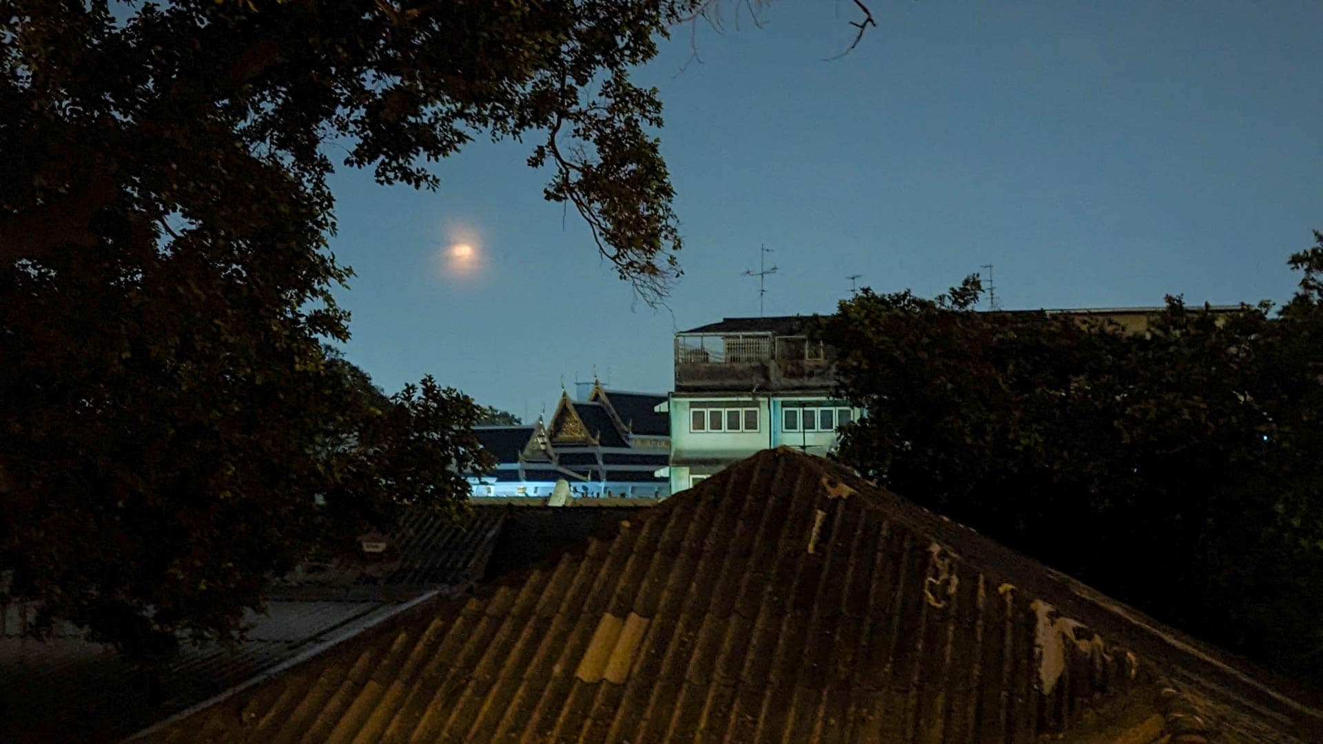 moon over Bangkok