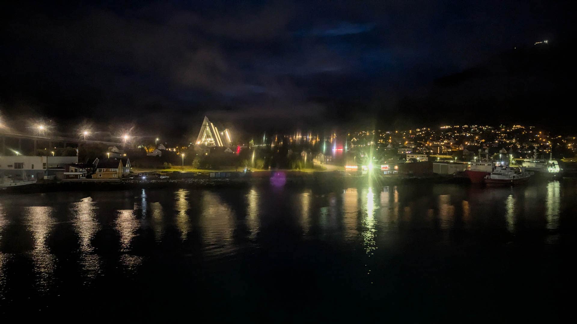 Tromso at night