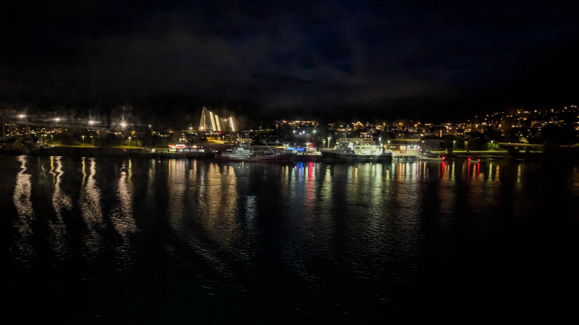 Tromso at night