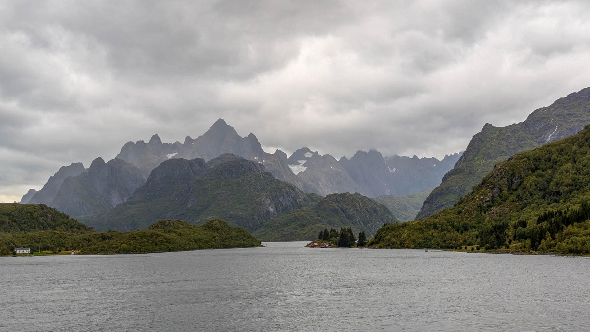 mountains and water