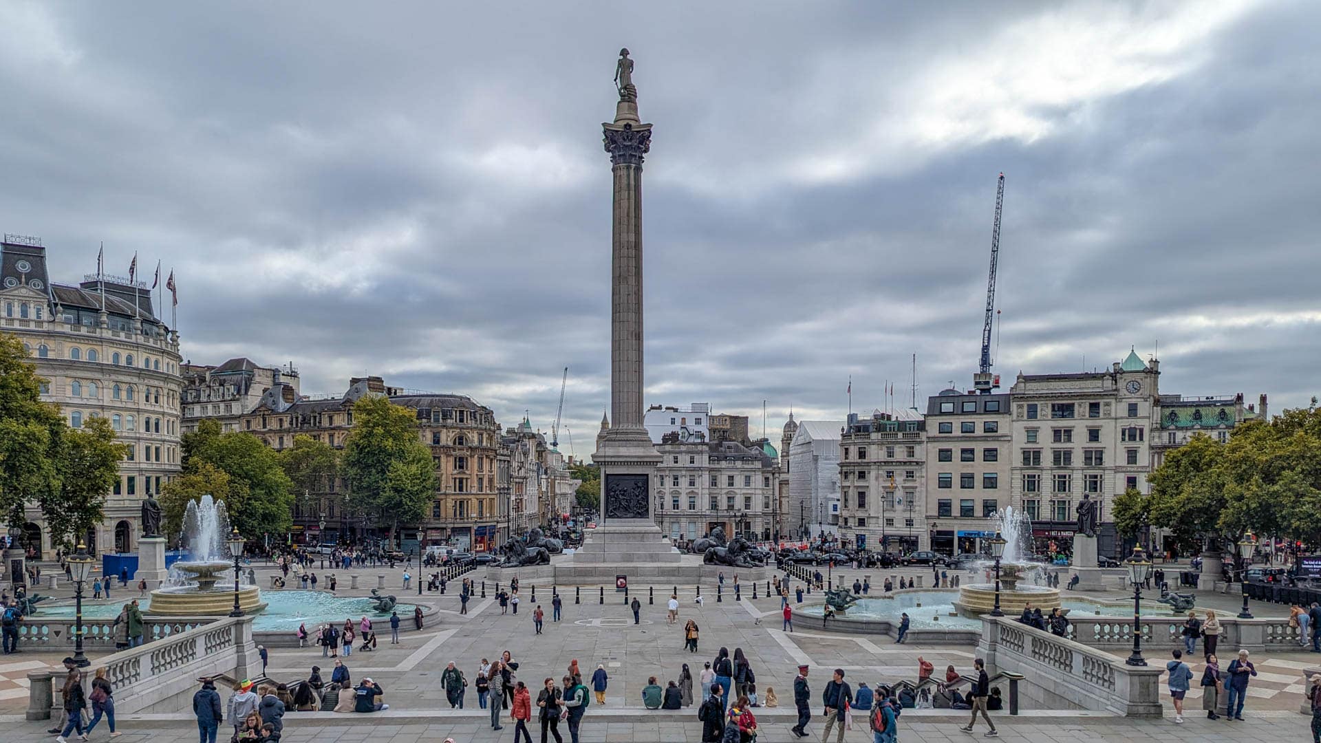 Trafalgar Square from The National Gallery