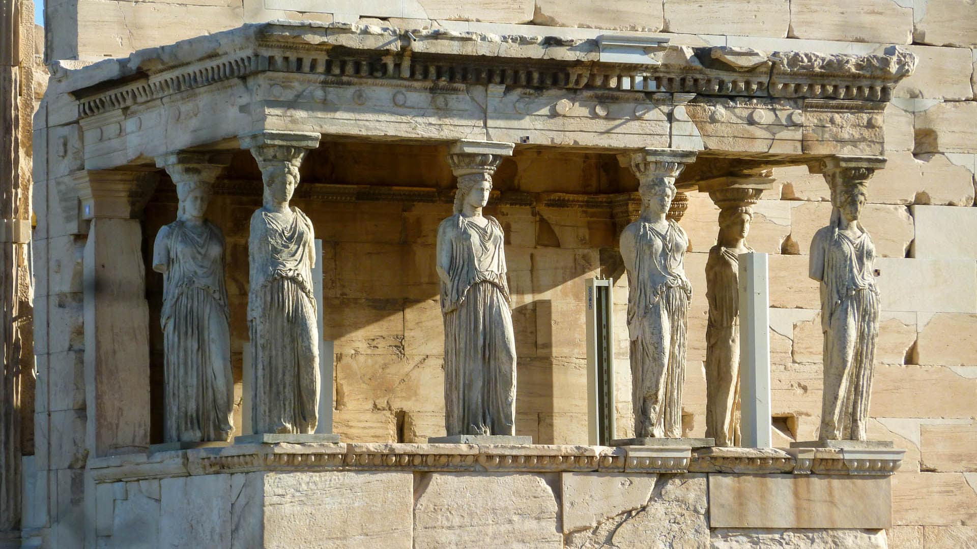 caryatids at the Acropolis