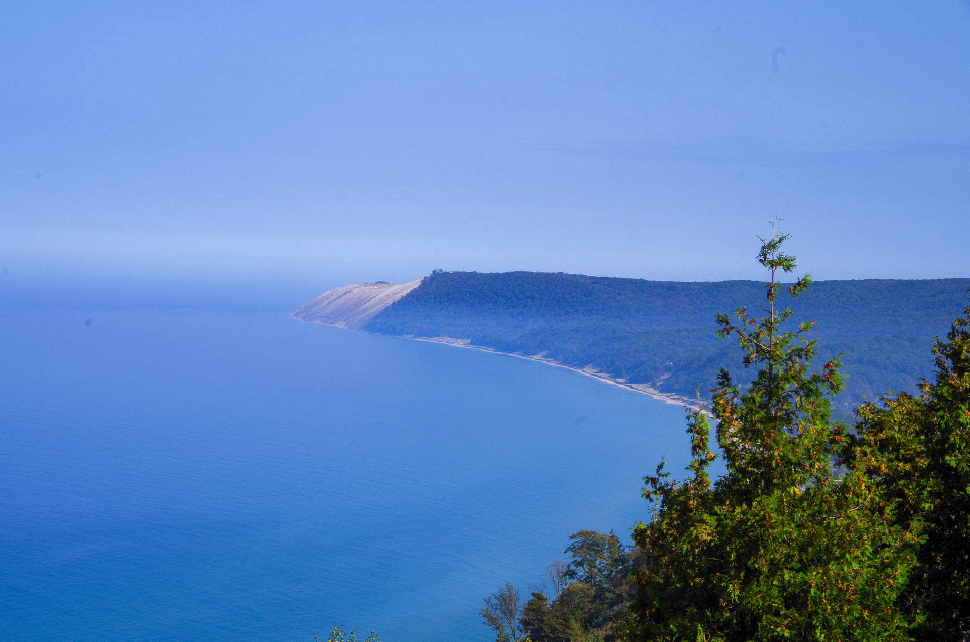 Empire Bluffs hike view