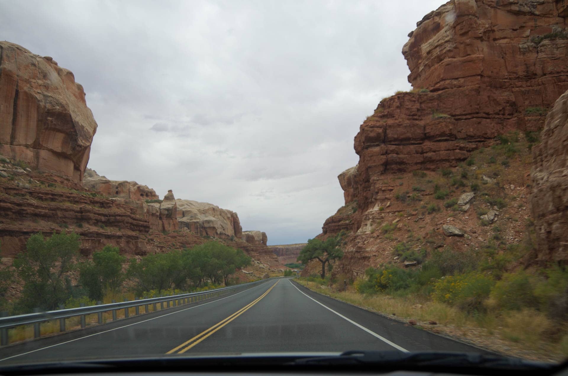road in southern Utah