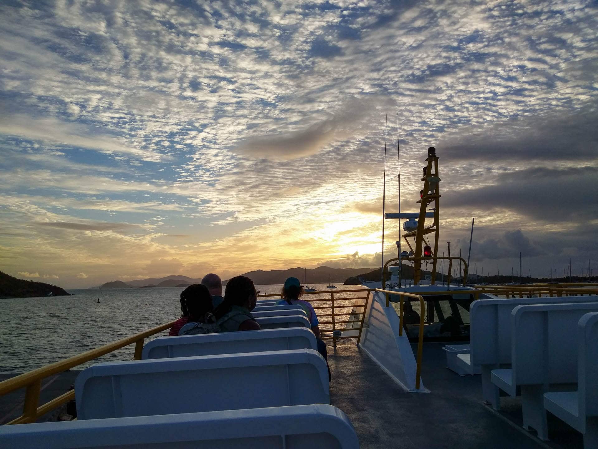 Virgin Islands ferry view