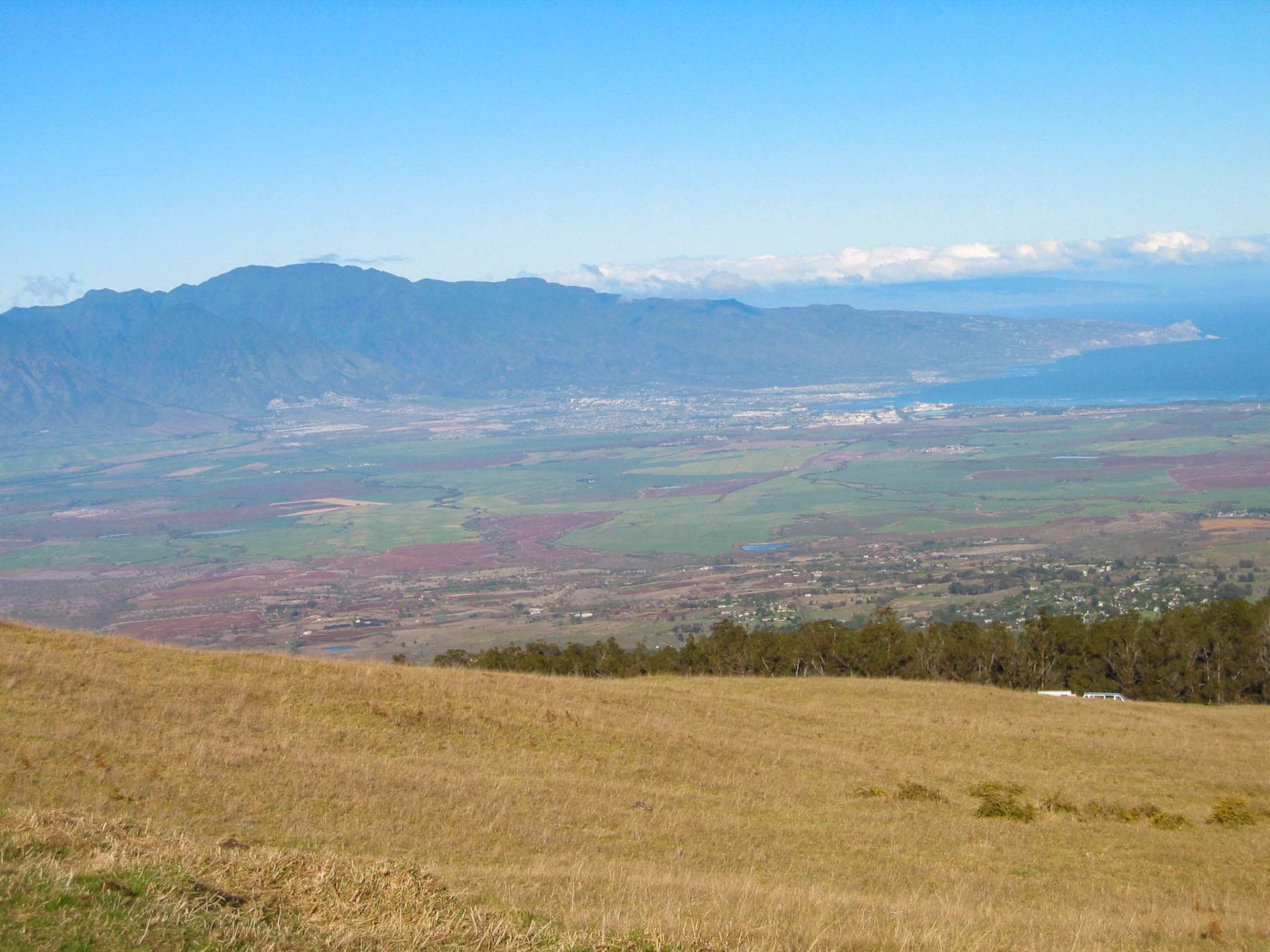 view from slope of Haleakala