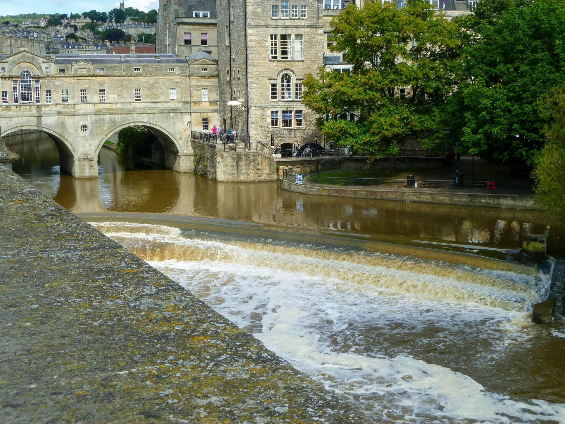 Bath near the river