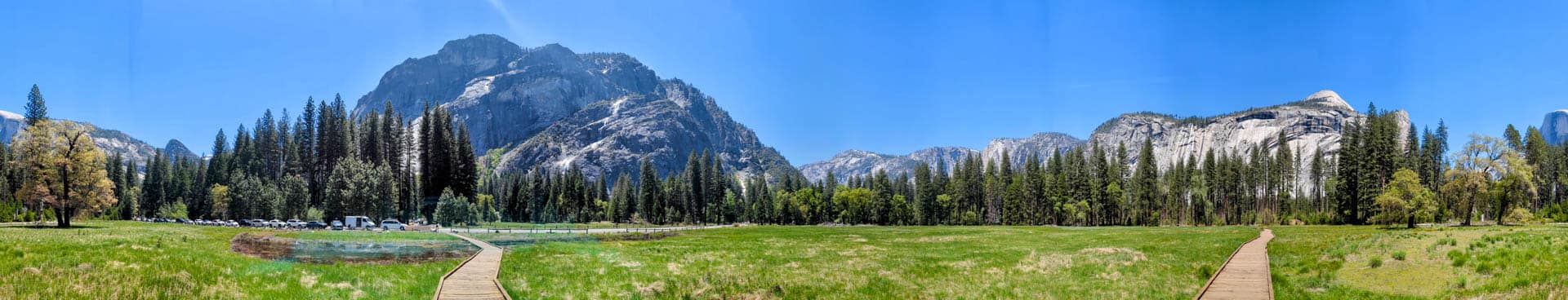 panorama of Stoneman Meadow